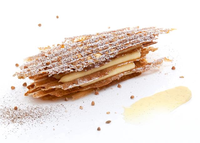 Le millefeuille à la vanille de Madagascar à la minute