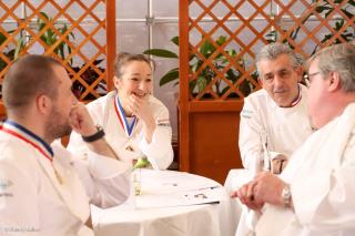 Guillaume Gomez, Virginie Basselot, Philippe Urraca et Christian Millet.