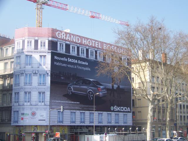 L'hôtel Boscolo est en rénovation