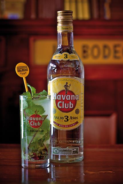 Le Havana Club 3 ans et son cocktail de légende.