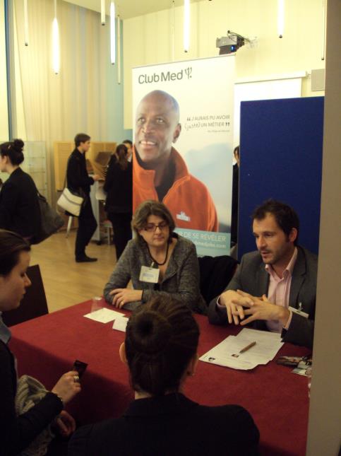 Le stand du Club Med toujours aussi attractif