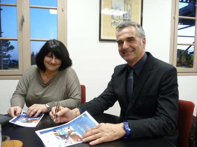 Corinne Clérissi et Jean-Claude Thuret, deux piliers du projet campus de l'académie de Nice