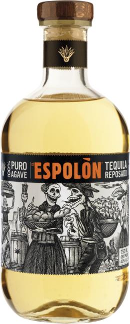 La téquila Espolon Reposado est vieilli en fût de chêne.
