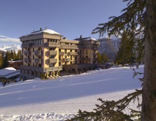 L'hôtel Le Mélézin à Courchevel (74), unique établissement d'Amanresorts en France.