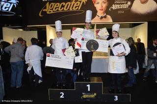 Podium des cheffes de la Main d'Or au Féminin.