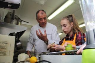 Atelier cuisine avec des enfants malade