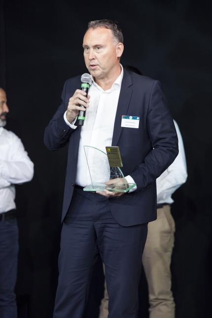 Christophe Mauxion, directeur général du Groupe, lors de la remise des trophées au Pavillon d'Armenonville à Paris.