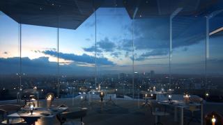 Le futur bar Rooftop de l'Arbre Blanc, Montpellier