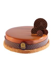 La  tarte « Ruche caramel »