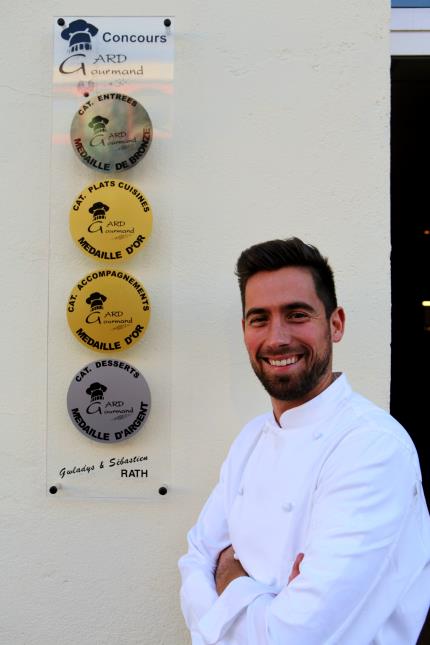 Traiteur, Sébastien Rath avait accumulé les médailles au concours Gard Gourmand. Des spécialités qu'il propose dans son restaurant.