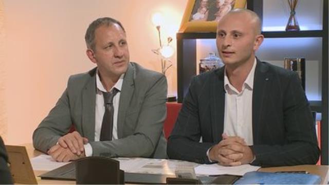 Serge Mahdessian, cofondateur de l'enseigne Patacrèpe, et son fils, Axel Mahdessian.