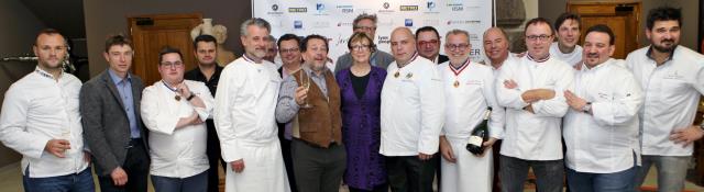 Autour de Dominique Loiseau et Mathieu Viannay, le jury réunissait notamment Frédéric Blanc, Stéphane Buron, Jean Sulpice et Yohan Lastre le champion du monde 2012.