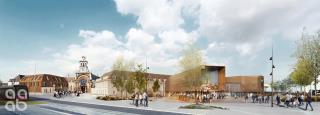 La future Cité de la Gastronomie prendra place sur les 6,5 hectares de l'ancien hôpital de Dijon au...