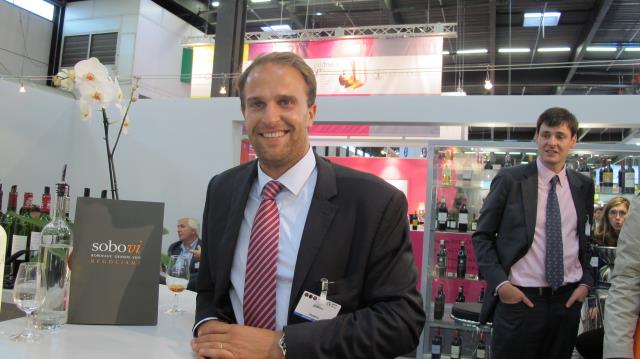 Henri L'Huillier, directeur commercial France de Sobovi présent à Vinexpo Bordeaux