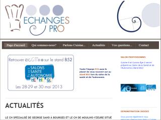 La plateforme du blog Echanges pro.