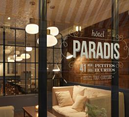 L' Hôtel Paradis est un boutique-hôtel 3 étoiles situé à proximité de l'Opéra Garnier à Paris (Xe).