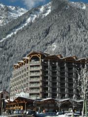 L'Hôtel Alpina à Chamonix.