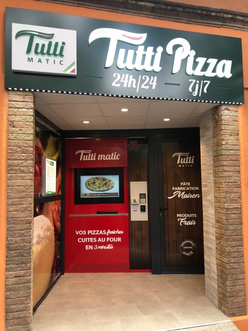 Les distributeurs Tutti Pizza réalisent 80% de leur chiffre entre 23 heures et 4 heures du matin.