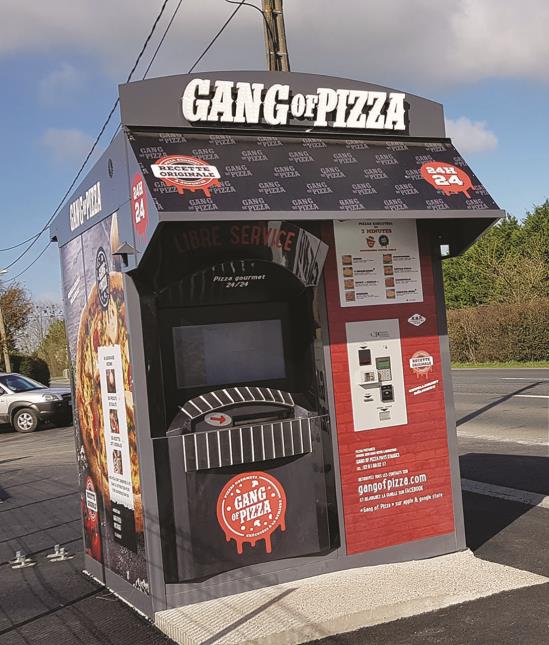 Gang of Pizza compte une dizaine de distributeurs.