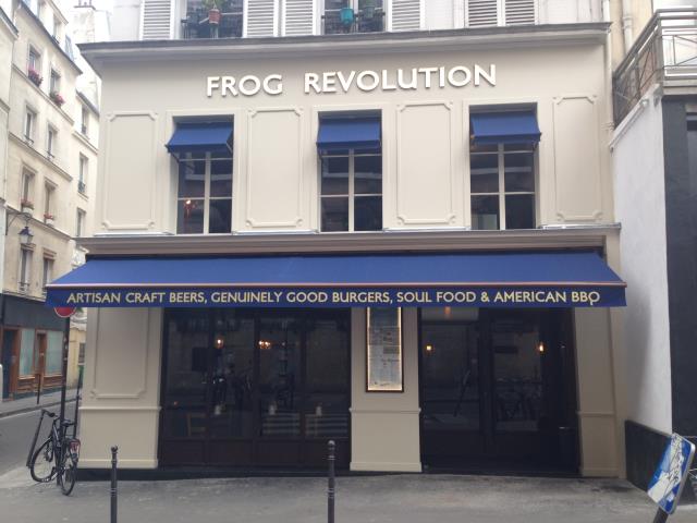 Devanture du Frog Revolution de Bastille.