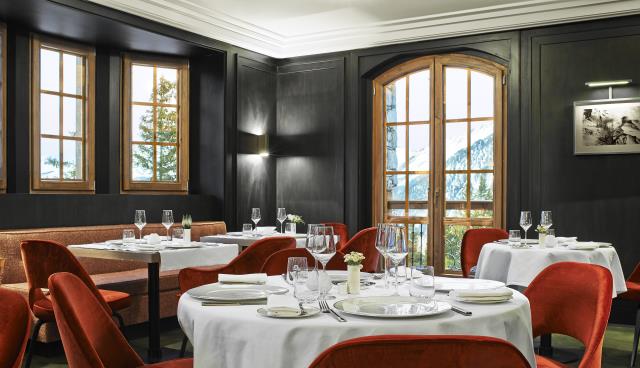 Le restaurant de l'Apogée Courchevel.