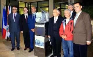 De g. à dr. : Michel Prospéri, Philippe Faure-Brac, Alain Marie, Jean Montagard, Thierry Lautard,...