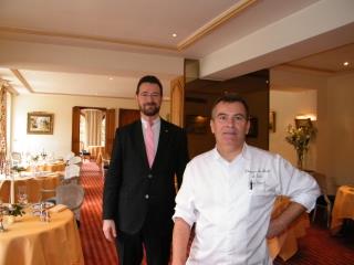 ERic Hertz le directeur et le chef Rémy Giraud