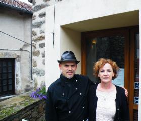 Brigitte et Jean-Pierre Cros à L'Auberge de Mauroul