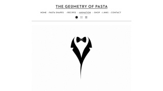 'The Geometry of pasta', des animations graphiques autour des ptes.
