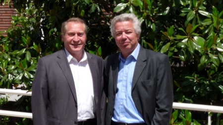 Richard Muscatel et Didier Chenet, prsident du CFA Mdric et du Synhorcat, ont prsent un projet qui va permettre  des lves de partir en Chine.
