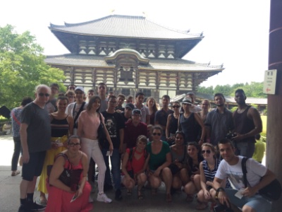 Les apprentis ont pu dcouvrir la ville de Nara.