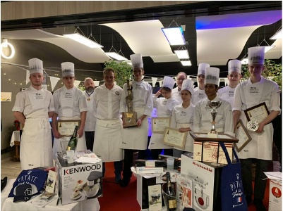 Candidats et laurats du trophe des Jeunes Cuisiniers des Hauts de France 2020