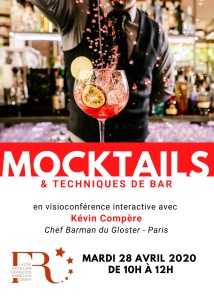 Affiche : Mocktail & techniques de Bar en visioconfrence