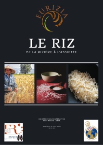Affiche : Le riz de la rizire  l'assiette en visioconfrence