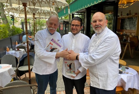 Thierry Dchamp, Chef Akrame Benallal et Ren Le Joncour