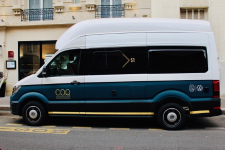 Le van Grand California de Volkswagen, repens pour le COQ Htel.