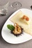 Une recette de Clovis Khoudry, Maison Clovis, Lyon (VIe) : L’oursin d’Islande, cuisses de grenouilles et raviolis aux champignons