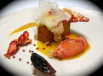 Recette d'Olivier Bellin : Homard-Frite, condiment tomate et chorizo