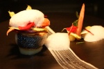 Bar sauvage, homard breton, citron caviar