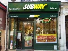 Restaurant Subway, Boulevard Pasteur  Paris