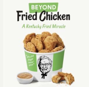 Beyond Fried Chicken, la version vgtarienne des nuggets et wings de KFC.