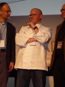 Heston Blumenthal, chef-propritaire du Fat Duck, lors du dernier festival Madrid Fusion.