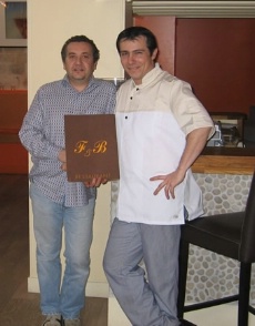 Grald Toulliou et Stphane Smargiassi, le chef du Food & Beverage.
