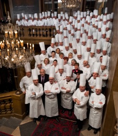 Photo officielle du Dner des Grands Chefs du Monde