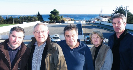 Une affaire de famille (de gauche  droite): Alain, Dany, Christian, Gille et Jean-Marc Cuccurullo
