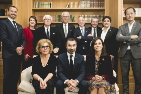 Le conseil d'administration des Grandes Tables du Monde : Maryse Trama, David Sinapian, Sylvie Buhagiar. Andr Terrail, Hlne Clment, Antonio Santini, Heiner Finkbeiner, Marc Haeberlin, Laurent Gardinier, Mauro Colagreco et Sang-Hoon Degeimbre.