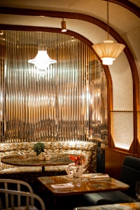 Pour concevoir son restaurant, Stphanie Le Quellec a sollicit le duo d'architectes d'intrieur Hugo Toro et Maxime Liautard.