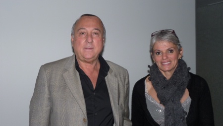 Pierre-Paul Alfonsi et la prsidente des restaurateurs de l'Umih 13, Antonia Sarasan, lors du congrs de Nantes.