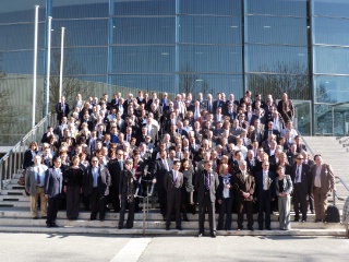 Photo de groupe pour les participants au 18e congrs de l'Aflyht  Marseille (13).