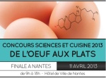 Finale du concours Sciences & Cuisine le 11 avril 2013